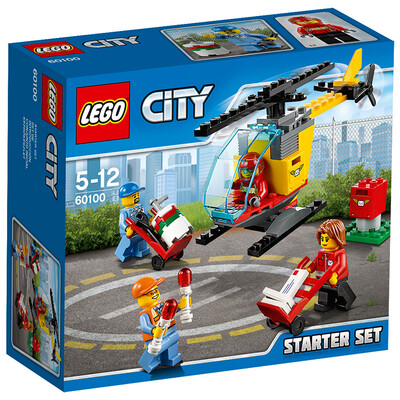 

Lego City Series 7 -12-Year-old Volcano Adventure Transport Helicopter 60123 Children's Building Blocks Lego