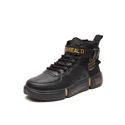 

Mens shoes autumn high shoes casual sports shoes hip hop Korean version of the trend of wild tide shoes