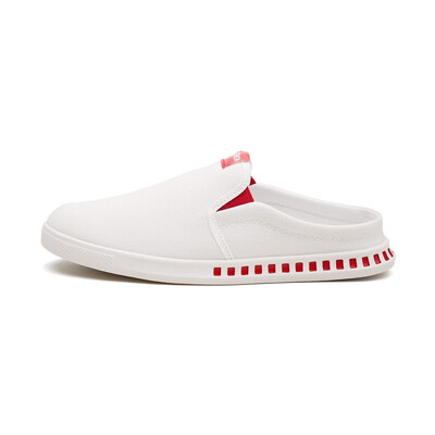

2018 Baotou half slippers casual canvas shoes Korean version of the trend lazy shoes Korean version of the breathable linen sandal