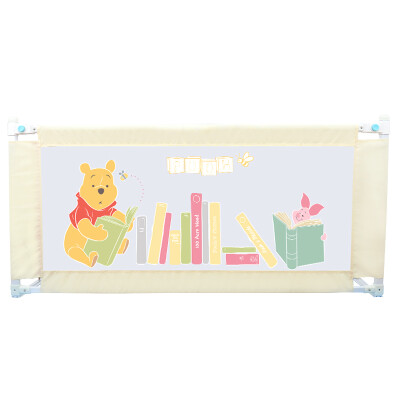 

Disney baby bed guardrail baby safety fence childrens bed fence child vertical lifting shatter-resistant baffle ivory yellow mind 18 m 913