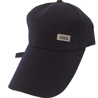 

MSEK MMZ13289 men&women Korean version of the ducks climbing fishing hat to extend the hat along the baseball cap navy