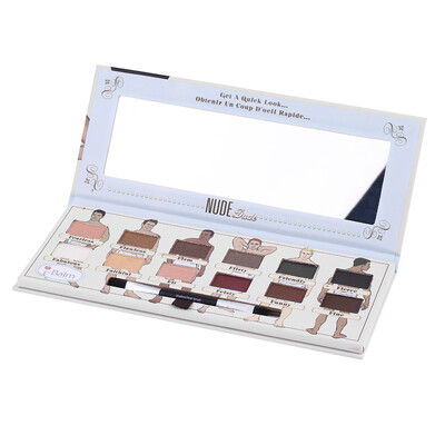 

12 Color Eye Shadow Natural Bare/Nude Make-Up Comestic Tools With a Brush