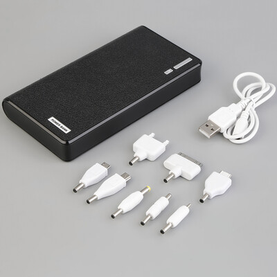 

50000mAh внешних банка мощность LED двойной USB зарядное устройство для мобильных телефонов белый