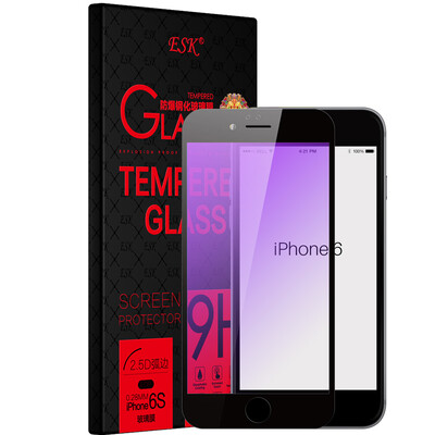 

ESK iPhone6 ​​/ 6S стал мембраной Apple, 6 / 6S полного экрана высокой четкости Blu-стеклянной мембрана анти-взрывобезопасного защита телефона фильм JM101- черного