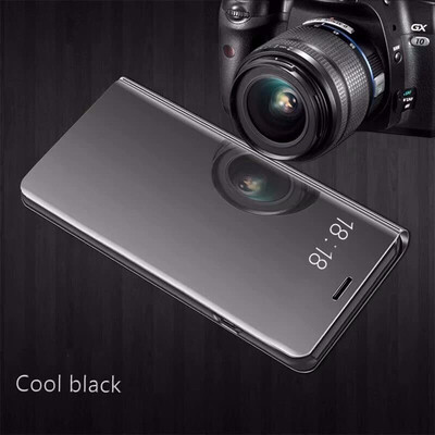 

Goowiiz Phone Case For OPPO F5F7F9A71A83 Luxury Slim Mirror Flip Shell Stand Leather Smart Cover