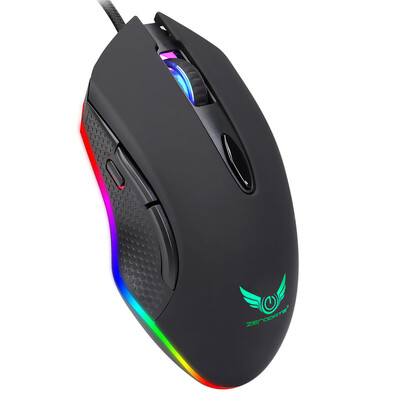 

ZERODATE S700 USB Wired Ergonomics Gaming Mouse with Backlight 4800DPI Support Macroprogramming