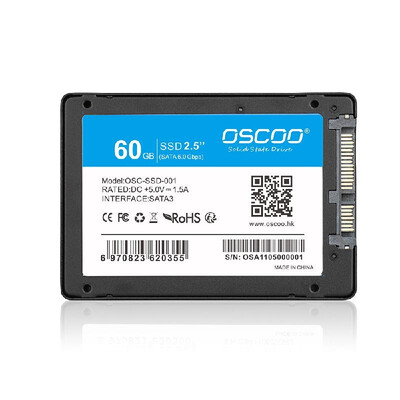 

OSCOO SATA III 6Gbs 25" 7mm 60G Internal Solid State Drive SATA3 SSD for PC Laptop Desktop
