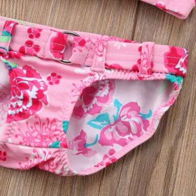 

Lovely Kid Baby Girl Floral Bikini Set Swimwear Swimsuit Bathing Suit Beachwear