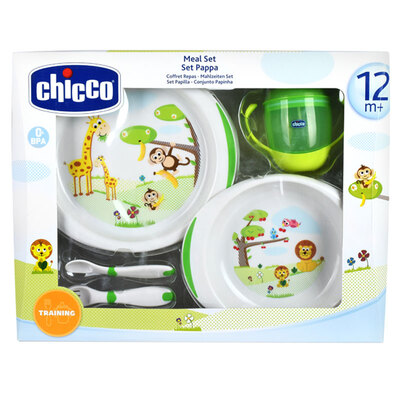

Italian Chicco Chicco Small Hippo Cutlery Gift Set 12M CHIC00006833000000