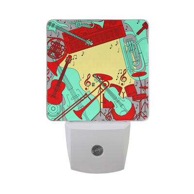 

ALAZA LED Night Light With Smart Dusk To Dawn SensorPink Lips Plug In Night Light