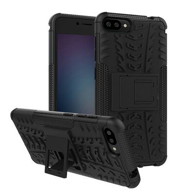

Fivice Zenfone4 ​​max 52 inch ZC520KL Case TPU anti-fall tire pattern back clip bracket phone case