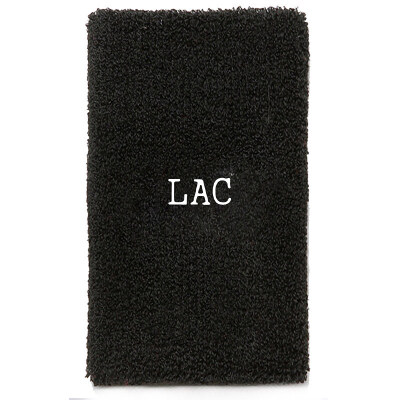 

LAC Sports Bracers Wrapping Basketball Gauntlets Badminton Tennis Running Fitness Mountaineering Wiping Kid Men & Women Towels Wrist Wrist Black 8CM Single