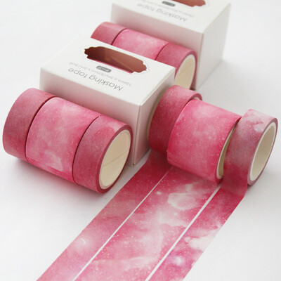 

3pcspcs Japanese Decorative Deco Paper Floral Flower Cherry Blossom Masking Washi Tape Set Stickers Crafts&Scrapbooking