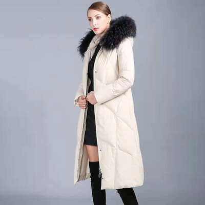 

Fashion high-end womens jacket thick long womens down jacket