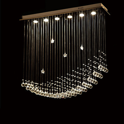 

X237-30WGU10 Warm White Light Crystal Chandeliers 100x25x100CM
