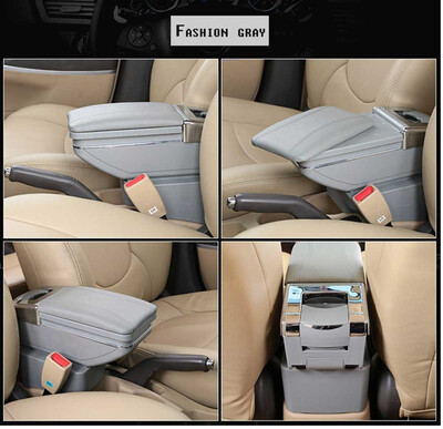 

Vtear For KIA Riorio 3 armrest box central Store content box with cup holder products interior car-styling accessory 2011-2016