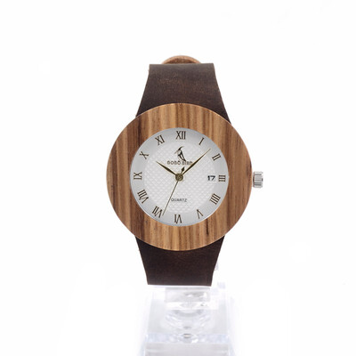 

BOBO BIRD wooden quartz pointer watch B30