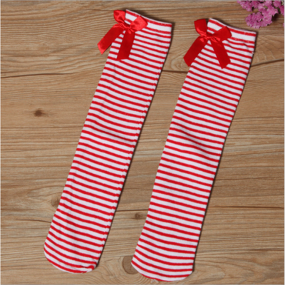 

Baby Girl Toddler Kids Knee High Length Cotton Socks Bowknot Frill 1-8 Years