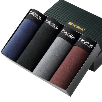 

Arctic cashmere men&39s underwear men&39s flat pants cotton sweat breathable fashion in the waist four pants 4 gift box