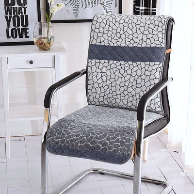 

Seat Cushion Non-slip Chair Cushion Back Cushion Flannel Europe Chair Pad Can Be Fixed On Chair
