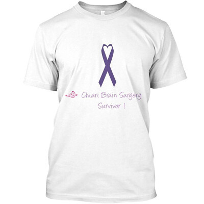 

Chiari Brain Surgery Survivor Tshirt - Hanes Tagless Tee