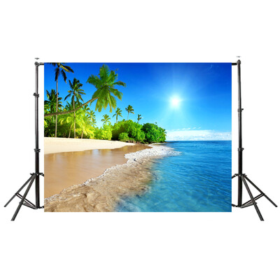 

Summer Seascape Beach Dreamlike Haloes 3D Photography Background Screen Photo Video Photography Studio Fabric Props Backdrop