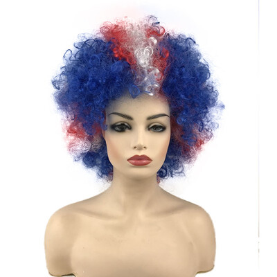 

StrongBeauty Afro Jumbo Festival Fans Wig clown Costume Halloween Dress Up party Wigs Synthetic Hair