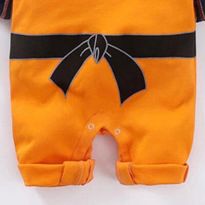 

KungFu Newborn Baby Boy Girl Long Sleeve Goku One Piece Romper Jumpsuit Clothes