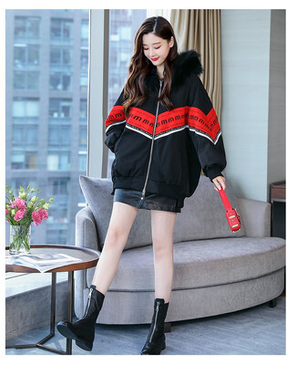 

Winter new Korean temperament trend fashion loose thick down jacket women
