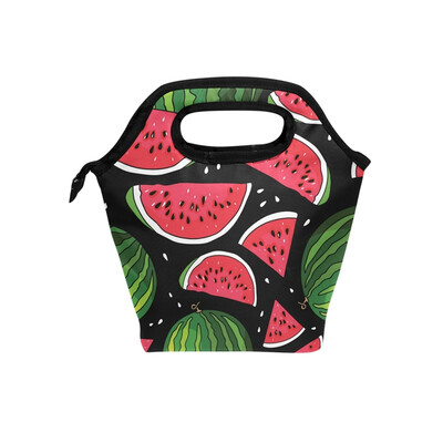 

Lunch Bag Tote Bag Watermelon Travel Picnic Organizer Lunch Holder Handbags Lunch Bag Box for Office