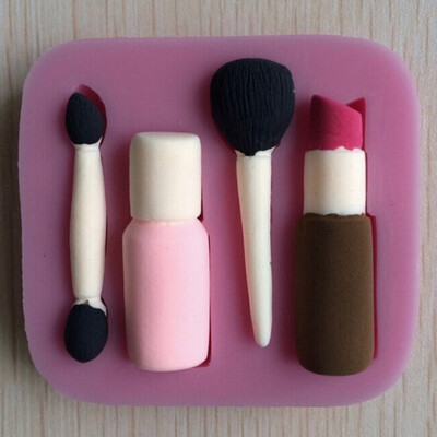 

Силиконовые 3D Макияж инструменты Дизайн Fondant формы торта шоколада прессформы украшения