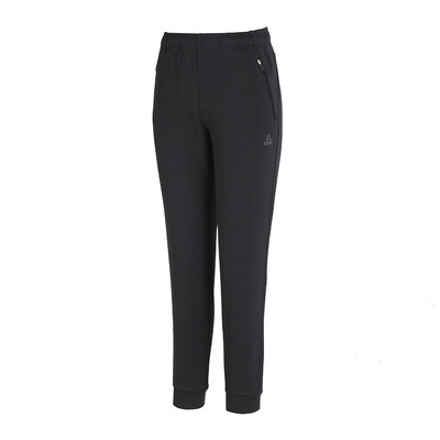 

PEAK Womens Sports Pants Knitted Casual Pants Comfortable Running Fitness Trousers F371078 Black  Code