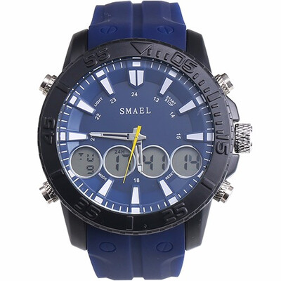 

Mens Watches To Luxury Brand Men Leather Sports Watches Mens Quartz LED Digital Clock Waterproof Military Wrist Watch
