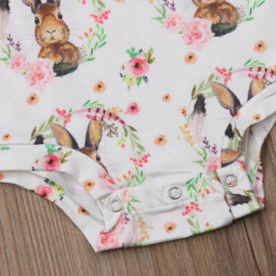 

AU Newborn Baby Girl Animal Rabbit Long Sleeve Romper Jumpsuit Outfits Clothes