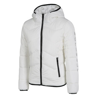 

PEAK Womens Winter New Warm Thick Cotton Coat Comfortable Sports Jacket DF584032 Pearl White L Code