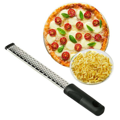 

UpperX 12 Inch Rectangle Stainless Steel Cheese Grater Tools Chocolate Lemon Zester Fruit Peeler Kitchen Gadgets Helper