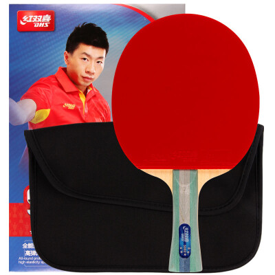 

Double Happiness DHS table tennis racket beat double-sided anti-plastic ring with fast break 5 star single shot R5002 (with film sets