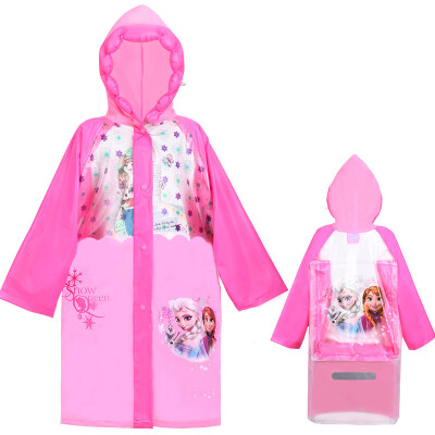 

Disney Disney children raincoats boys and girls pants with books bag thickening cartoon pupils raincoats 1013 snow and ice powder