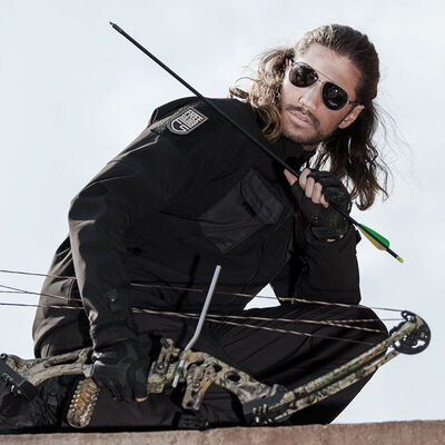 

FREE SOLDIER Outdoor Warrior slim fit tactic mens military soft-shell jacket shell lining coat