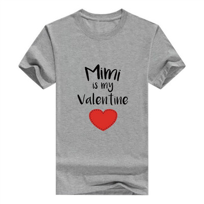 

Baby Gifts For All Mimi Is My Valentine Funny Valentines Toddler Juvy T-Shirt