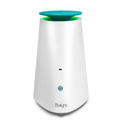 

Mini Air Purifier with True HEPA FilterPersonal Desktop Air Cleaner with Night Light for HomeOfficeAllergies SmokeDustPollen
