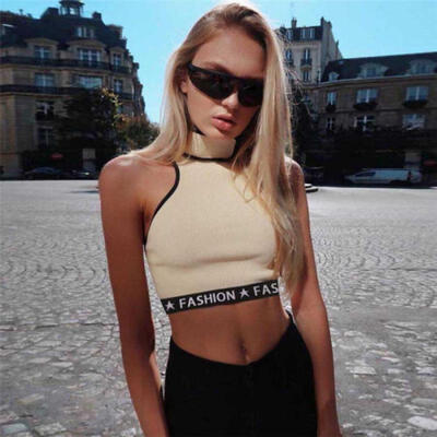 

Fashion Women Fashion Summer Casual Tank Tops Vest Blouse Sleeveless Crop Shirt