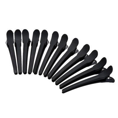 

12Pcs Sectioning Clips Plastic Hair Clamp Grips Hairdressing Styling Salon Tool