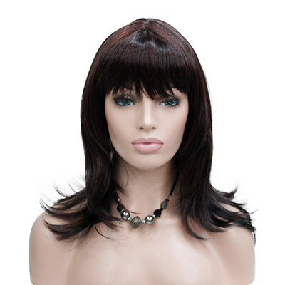 

StrongBeauty Girl Synthetic Natural Wave Long Hair Red Brown Cosplay Full Wigs For Women 5 Colors