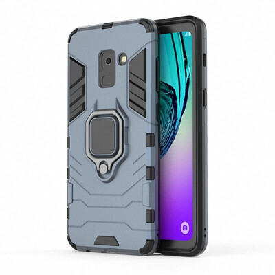 

for Samsung Galaxy A8 2018 Ring Case Car Holder Phone Case for Samsung Galaxy A8 2018 Duos A530F A530 Armor Case Cover Fundas