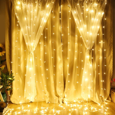 

Jinghuisi Chuang JH0969 LED small lanterns festival string lights ball starry room bedroom layout decoration flashing lights romantic warm color 50 meters 400 head