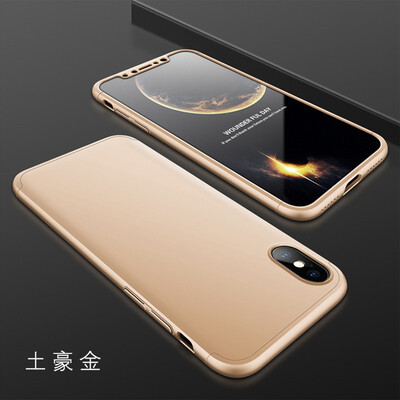 

For iphone 8 7 Plus Phone case 3 in 1 Case Ultra Thin Luxury 360 Full Protect hard PC Phone Cover
