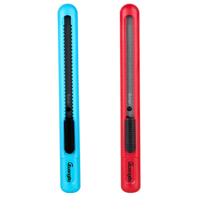 

Guangbo GuangBo small utility knife paper knife school supplies red&blue color random single MG8214