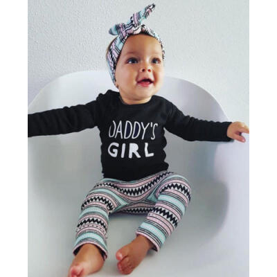 

USA Kids Infant Baby Girls Clothes RomperLegings Pants Outfit Playsuit Bodysuit