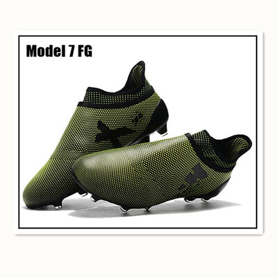 

ShippingMaultby mens black orange ankle AG outsole football non-slip outdoor football anti-slip shoes